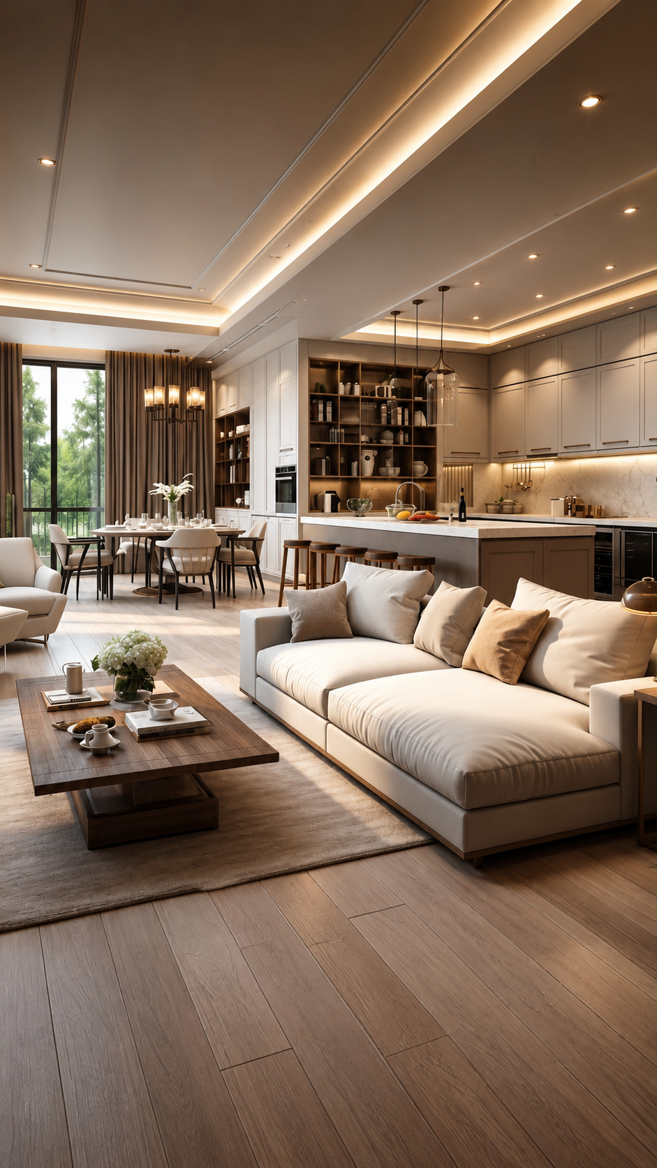 Godrej Arden sample-flat living room