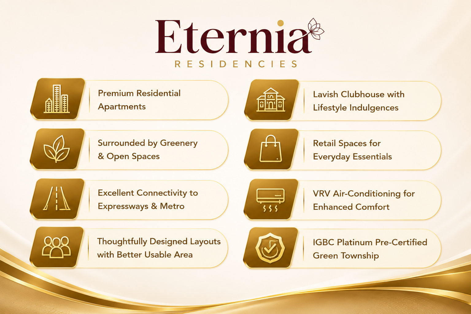 Eternia Residences project highlights